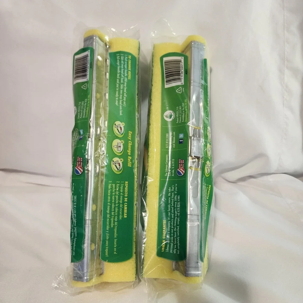 LIBMAN Nitty Gritty Roller‎ Mop Refill Lot Of 2 NEW SEALED